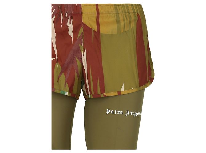 Pantaloncini foderati Jungle di Palm Angels - vista 4