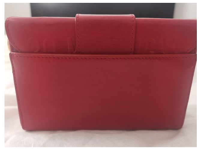 30 Montaigne Dior Pelle di agnello screpolata 30 Borsa Box Montaigne Rossa Rosso - vista 11