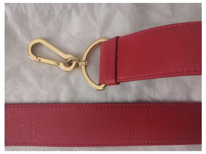 30 Montaigne Dior Pelle di agnello screpolata 30 Borsa Box Montaigne Rossa Rosso - vista 8