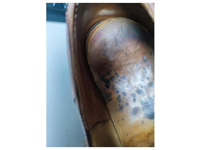 Paraboot Morzine Scarpe Stringate Marroni in Pelle Marrone - vista 8