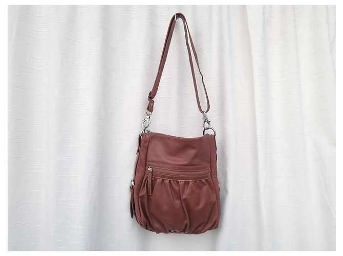 Borsa a tracolla Balenciaga 27size in pelle marrone Marrone scuro - vista 12