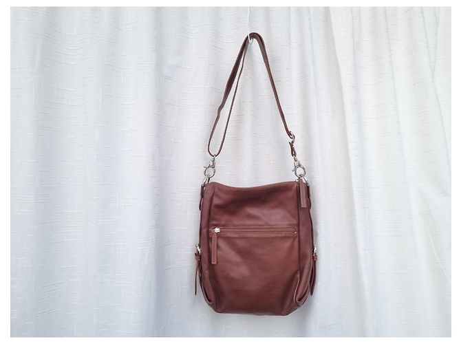 Borsa a tracolla Balenciaga 27size in pelle marrone Marrone scuro - vista 13