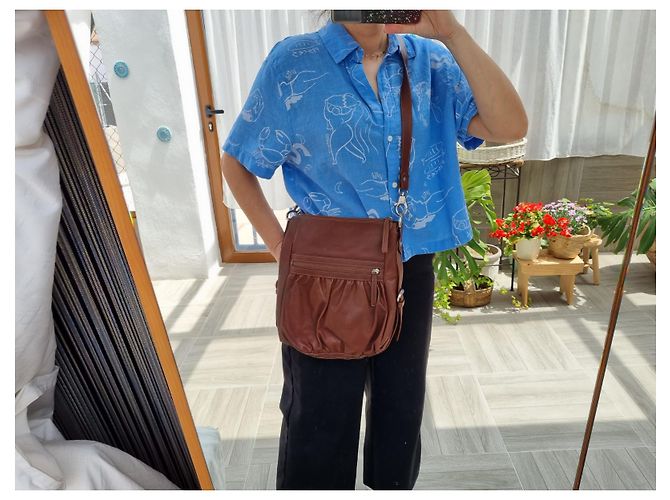 Borsa a tracolla Balenciaga 27size in pelle marrone Marrone scuro - vista 4