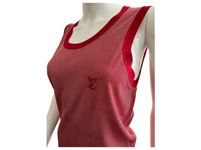 Louis Vuitton Camiseta sin mangas de algodón y seda Multicolor - vista 11