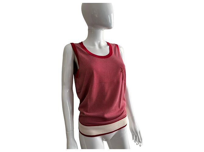 Louis Vuitton Camiseta sin mangas de algodón y seda Multicolor - vista 12