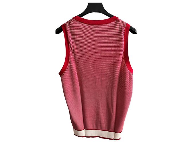 Louis Vuitton Camiseta sin mangas de algodón y seda Multicolor - vista 2