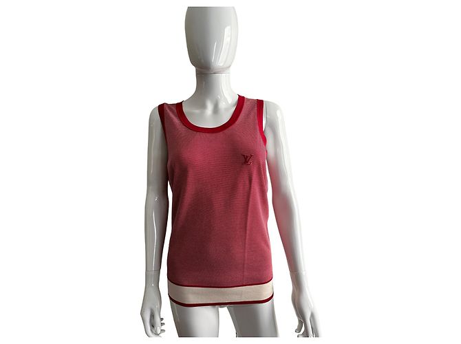 Louis Vuitton Camiseta sin mangas de algodón y seda Multicolor - vista 8