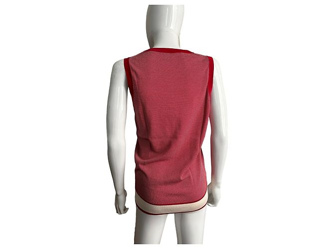 Louis Vuitton Camiseta sin mangas de algodón y seda Multicolor - vista 9