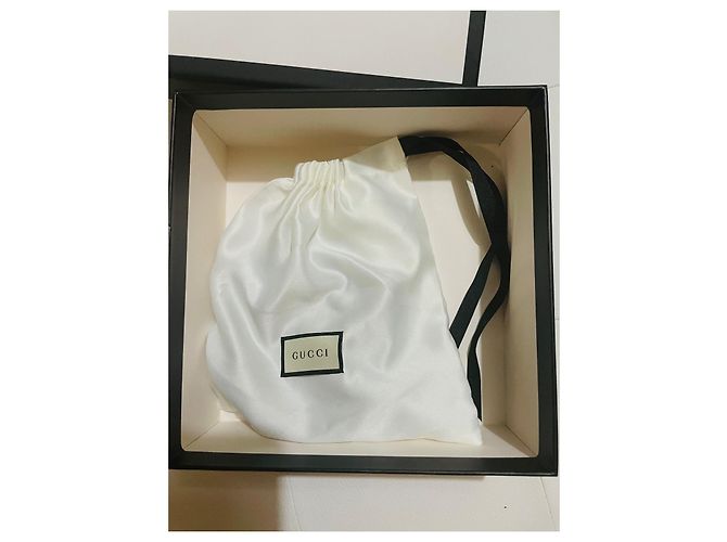Marmont Gucci Gürtel mit GG Schnalle schwarzes Leder - Ansicht 5