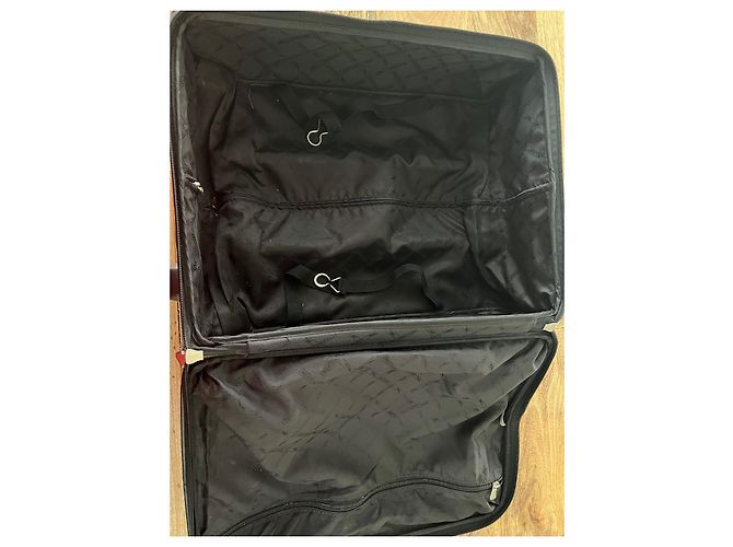 Borsa da viaggio Longchamp in pelle nera Nero - vista 5