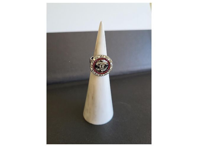 Anillo de Chanel 52 Roja Gris antracita - vista 2