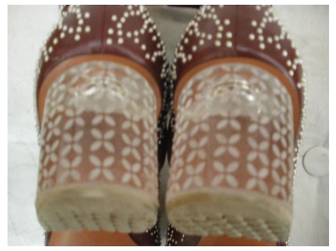 Botines Alaïa de piel marrón Castaño - vista 11