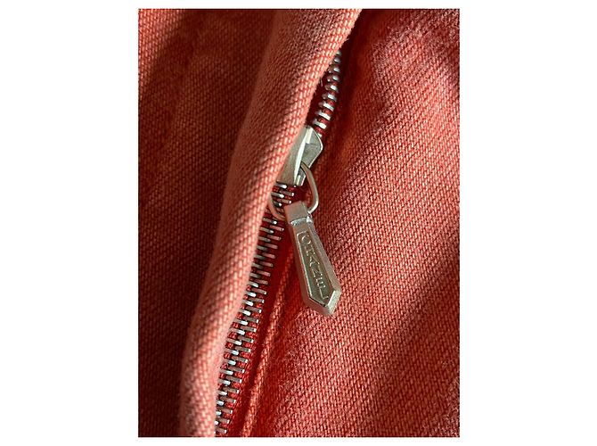 Chanel Pantalón de corte recto Roja - vista 4