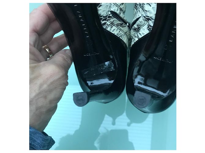Barbara Bui Python Print Leather Ankle Boots - view 5