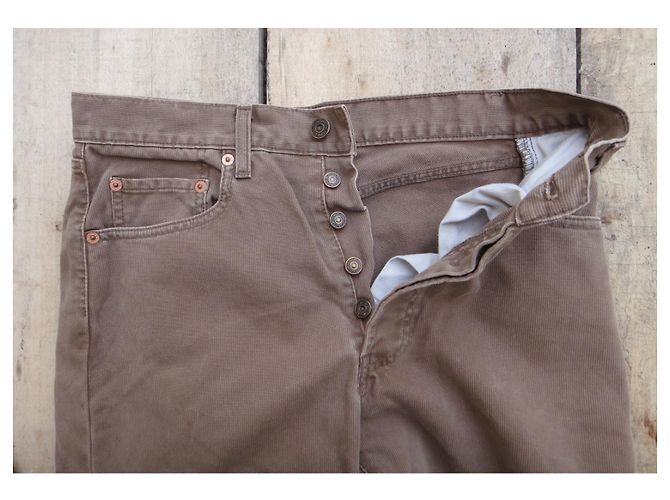 Levi's LEVIS 551 W "personalizado" 31 l32 Castaño - vista 4