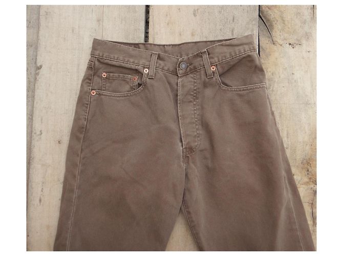 Levi's LEVIS 551 W "personalizado" 31 l32 Castaño - vista 5