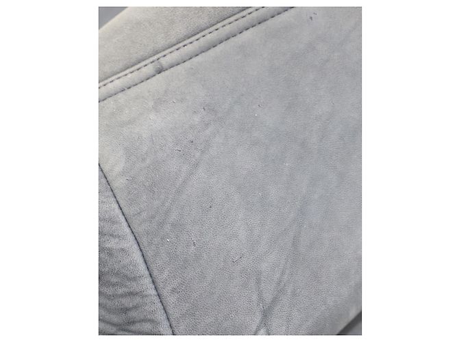Rick Owens Lilies Campala-Jacke aus blauem Wildleder - Ansicht 7