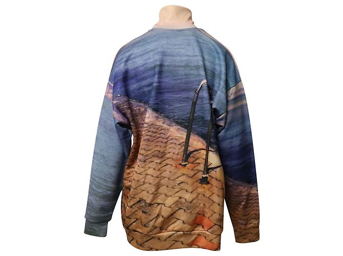 Marques Almeida Rollkragenpullover mit grafischem Print aus mehrfarbigem Polyester - Ansicht 2