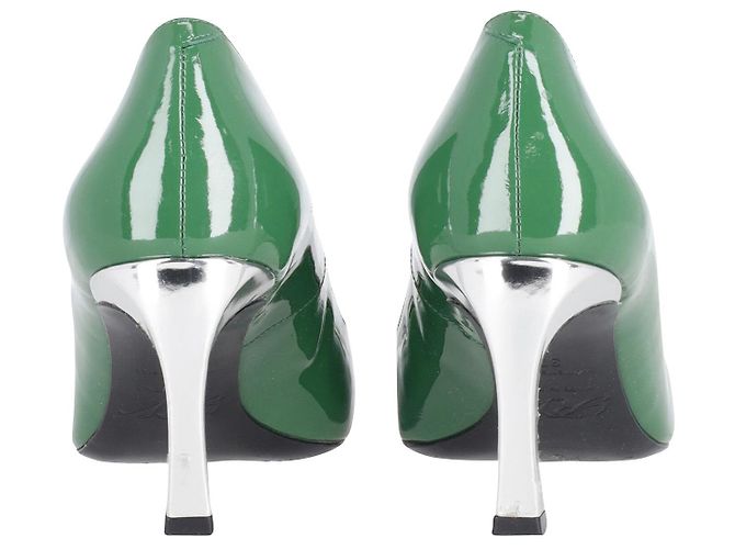 Chanel Roger Vivier Belle Vivier Heels aus grünem Lackleder - Ansicht 4