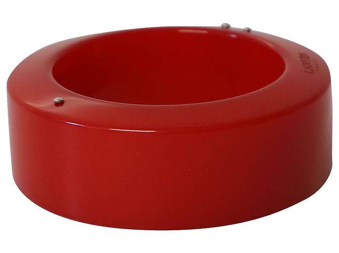 Bracciale Rigido Lanvin in Plexiglass in Plastica Rossa Rosso - vista 4