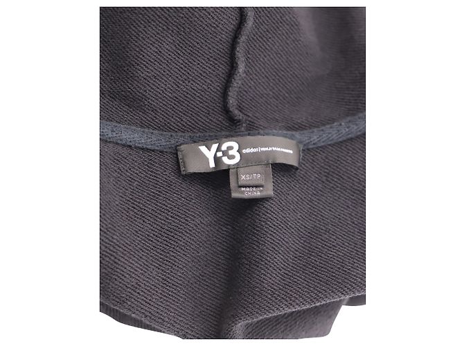 Y3 Y-3 Frost Zip Top aus schwarzer Baumwolle - Ansicht 4