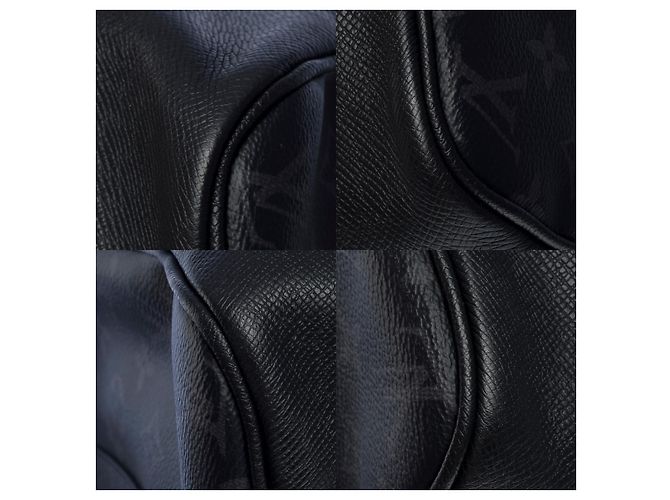 Borsa LOUIS VUITTON Keepall in Pelle Nera - 101147 Nero - vista 11