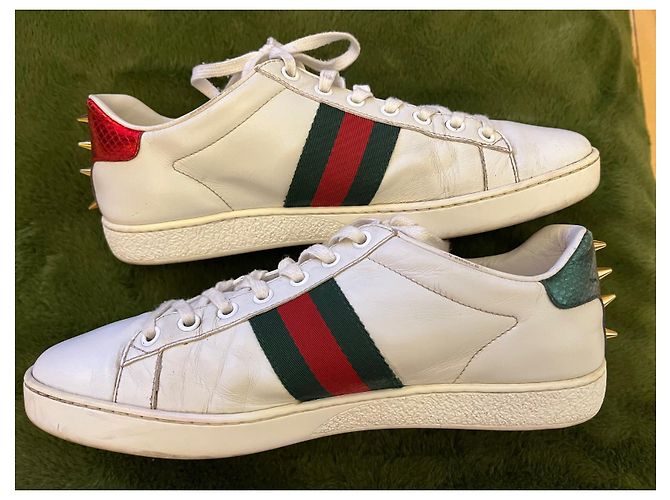Gucci Pearl Sneaker aus Leder weiß - Ansicht 4