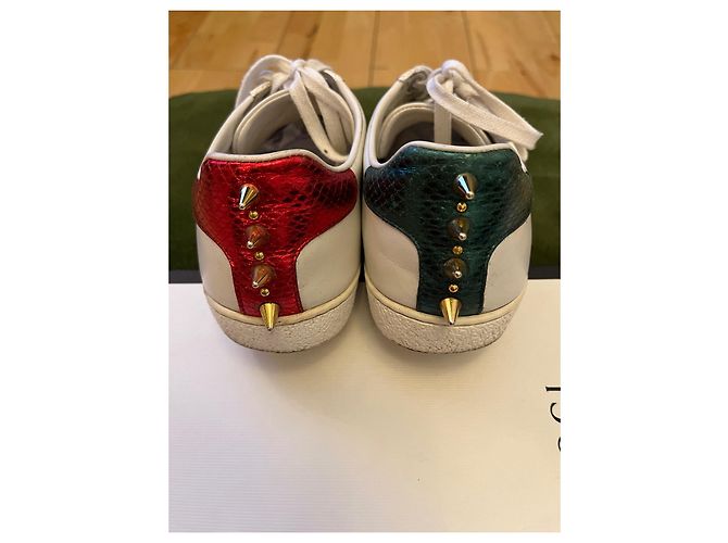 Gucci Pearl Sneaker aus Leder weiß - Ansicht 5