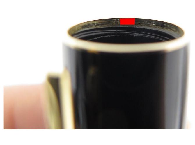 LOUIS VUITTON ROLLERBALL SPIRIT ORO RESINA NERA PENNA A SFERA NERA Nero - vista 7