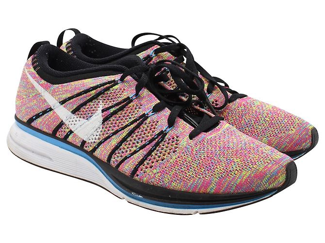 Scarpe da ginnastica Nike Flyknit Trainer in spandex multicolore Stampa python - vista 3