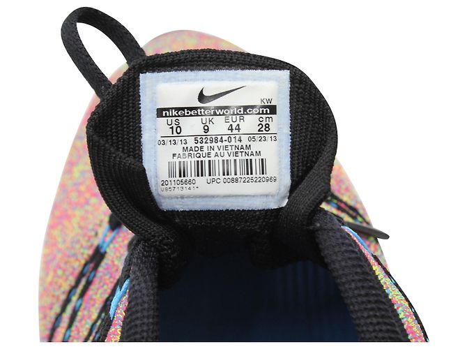 Scarpe da ginnastica Nike Flyknit Trainer in spandex multicolore Stampa python - vista 6