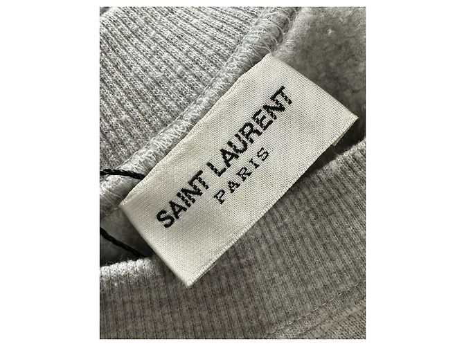Sweatshirt mit Saint Laurent Snoopy-Print aus grauer Baumwolle - Ansicht 3