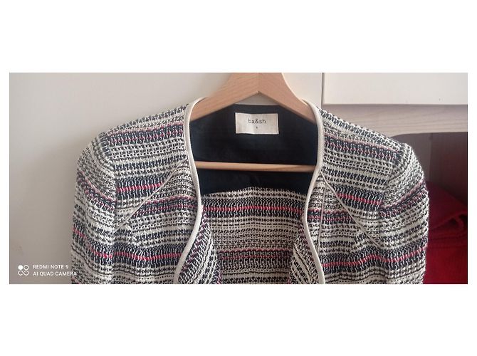 Ba&Sh Cotton Embroidered Jacket Eggshell - view 2