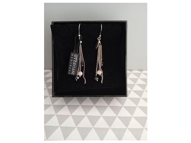 Autre Marque Orecchini B O OTTAVIANI Argento 925 Cristallo Swarovski - vista 4