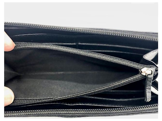 Chanel Black  CC Caviar leather wallet - view 20