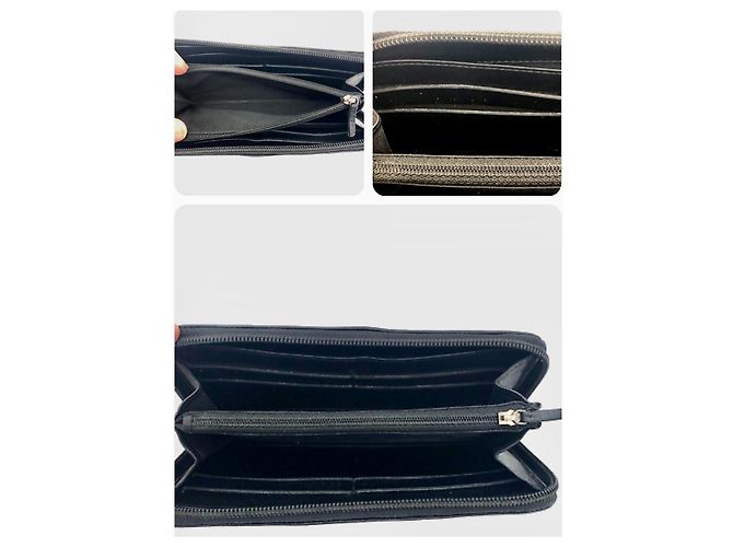 Chanel Black  CC Caviar leather wallet - view 9