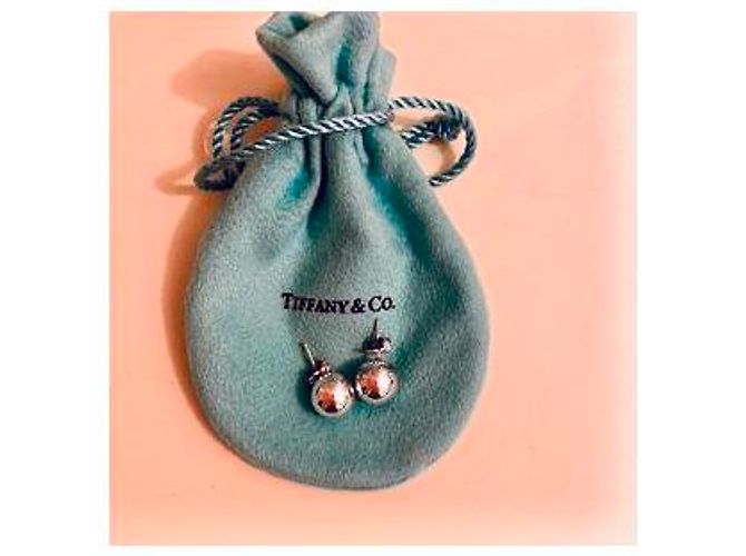 Vintage Tiffany & Co. orecchini con testa a sfera Argento Silver hardware - vista 10