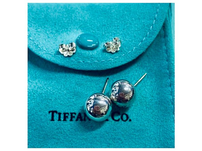 Vintage Tiffany & Co. orecchini con testa a sfera Argento Silver hardware - vista 8