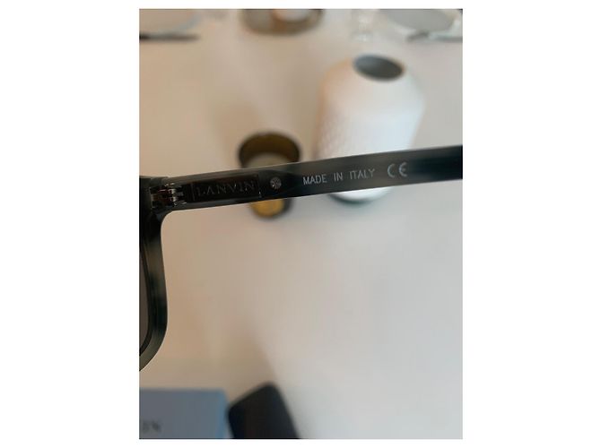Lanvin Schildpattbrille Schwarz - Ansicht 8