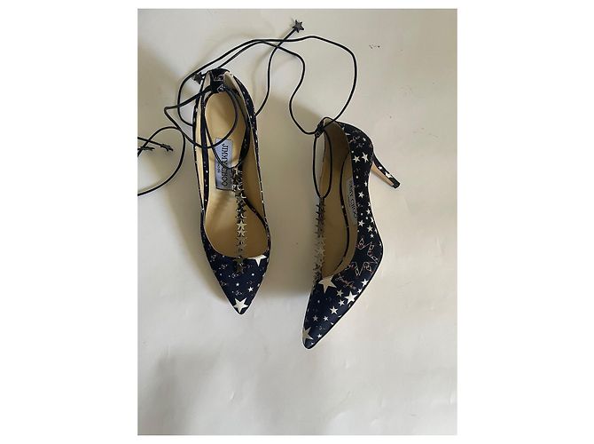 Décolleté Jimmy Choo Star Galaxy in raso Multicolore - vista 10