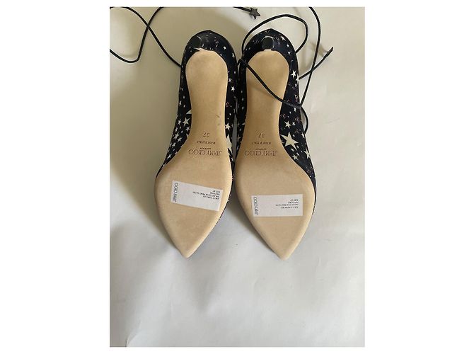 Décolleté Jimmy Choo Star Galaxy in raso Multicolore - vista 6