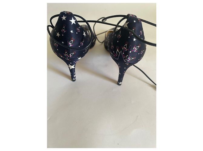 Décolleté Jimmy Choo Star Galaxy in raso Multicolore - vista 9