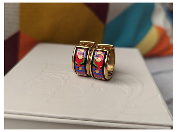 Frey Wille Hundertwasser Lebensspirale 18k Gelbgold Ohrringe Box Mehrfarben - Ansicht 6