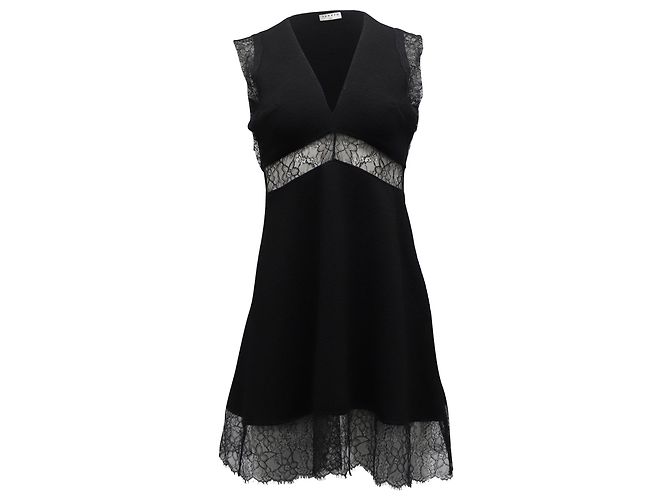 Robe Cocktail BCBG Sans Manches à Paillettes Noires - Neuve Avec étiquette, Taille S