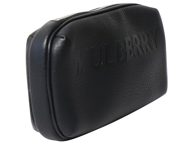 Borsa a marsupio con cordino Mulberry in pelle nera - vista 2