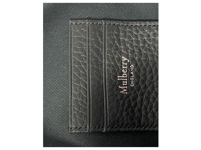 Borsa a marsupio con cordino Mulberry in pelle nera - vista 6