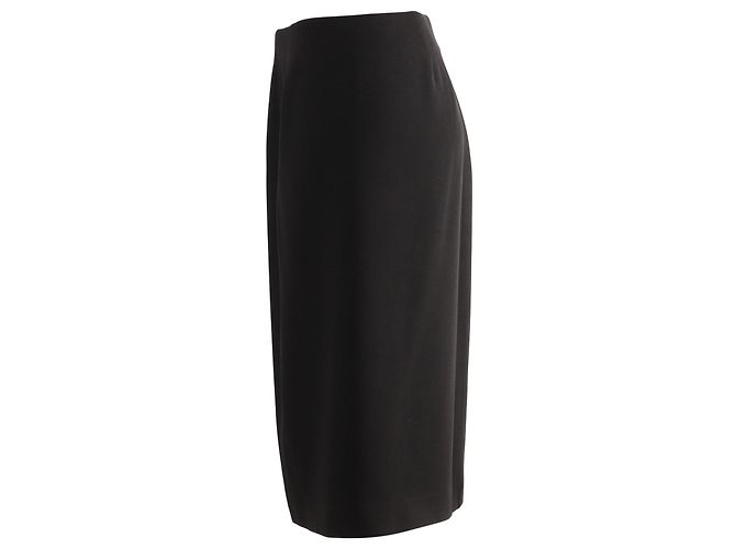 Max Mara Midirock aus schwarzem Triacetat - Ansicht 2