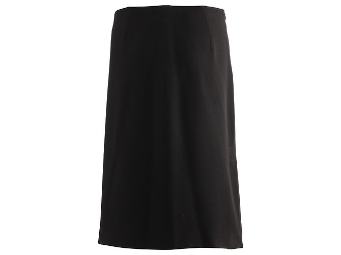 Max Mara Midirock aus schwarzem Triacetat - Ansicht 3