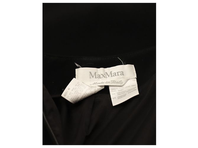 Max Mara Midirock aus schwarzem Triacetat - Ansicht 4