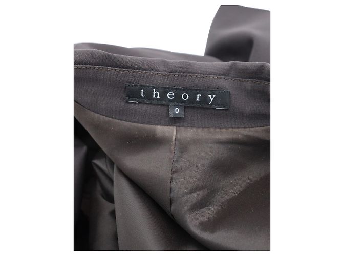 Calça Theory em Lã Preta - vista 7